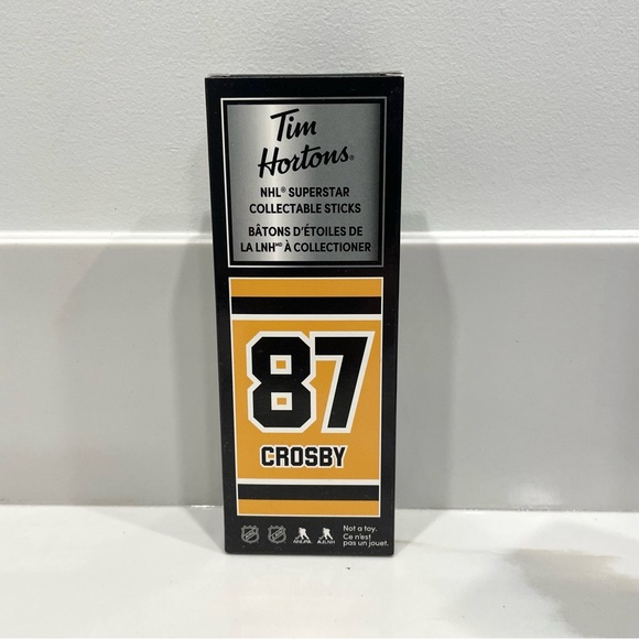 NEW Tim Hortons NHL Superstar Collectable Hockey Sticks (87 Sidney Crosby) - Picture 2 of 3